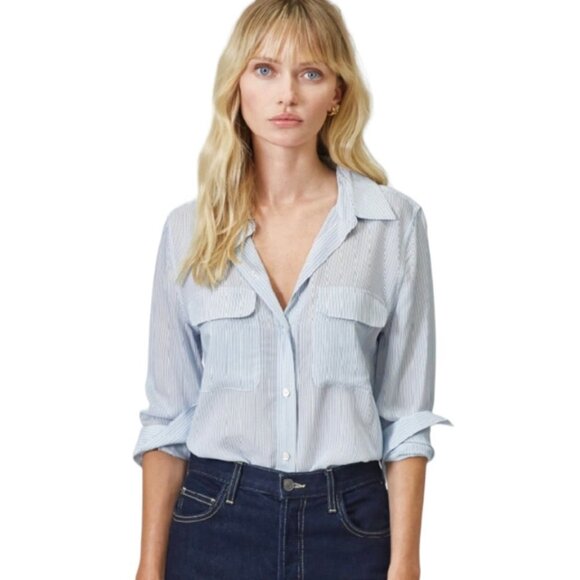 Equipment Tops - Equipment Slim Signature  Shirt